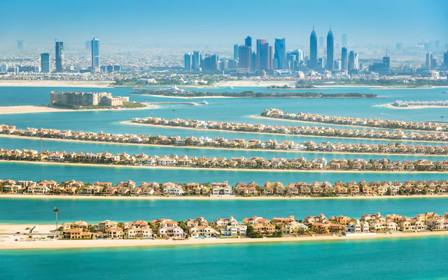 Dubai skyline and waterfront